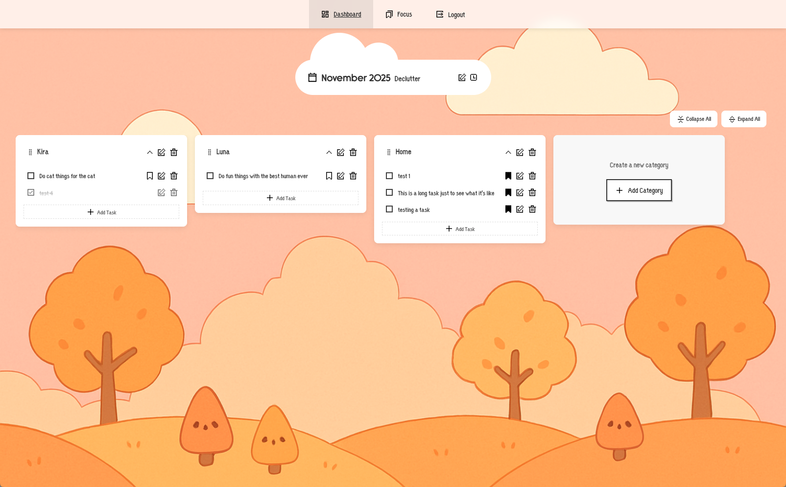 Fall theme